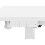 Laste töölaud ERGO KID 1-mootoriga 112x60xH56-80cm, valge Kontorimööbel