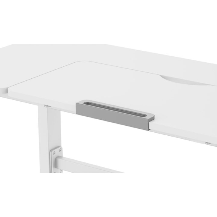 Laste töölaud ERGO KID 1-mootoriga 112x60xH56-80cm, valge Kontorimööbel