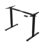 Lauajalg ERGO FIT 1-mootoriga, must Kontorimööbel