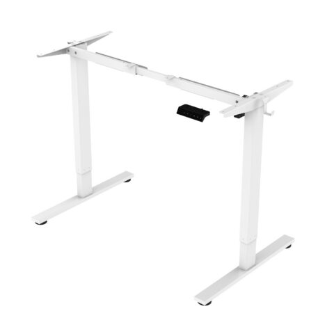 Lauajalg ERGO FIT 1-mootoriga, valge Kontorimööbel