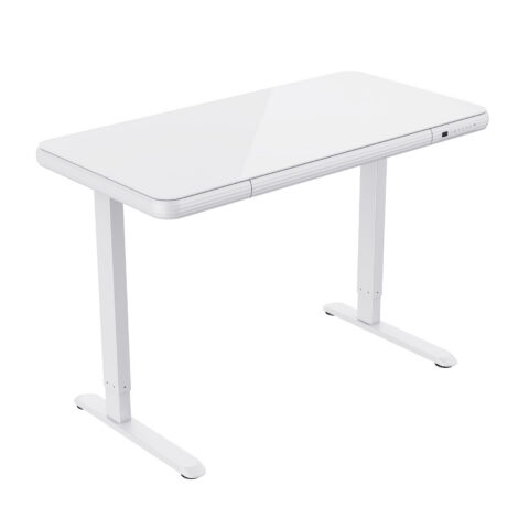 Töölaud ERGO FIT 1-mootoriga 122x62xH73,5-118cm, valge Kontorimööbel