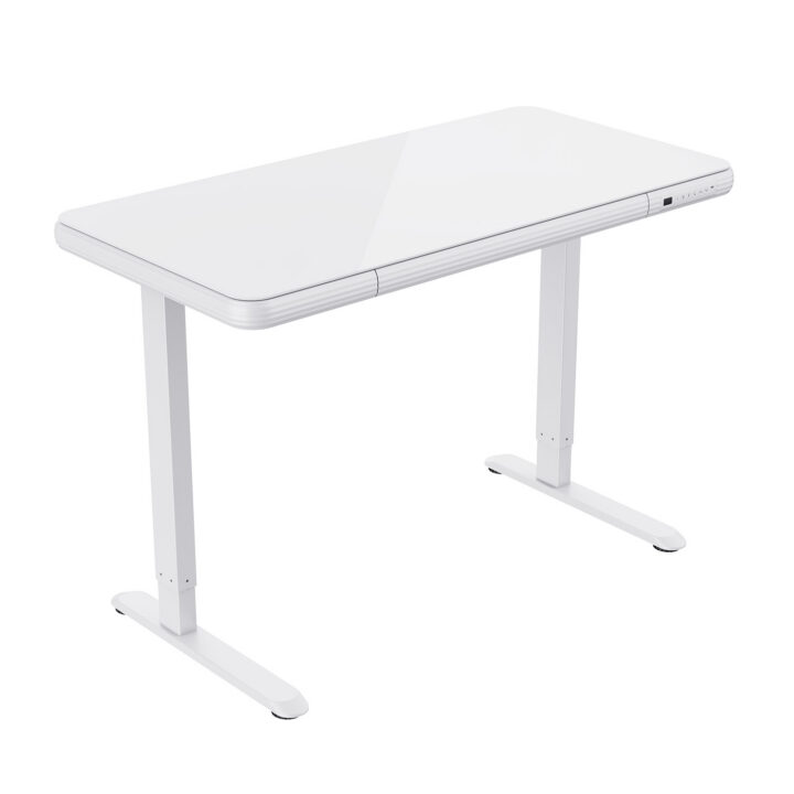 Töölaud ERGO FIT 1-mootoriga 122x62xH73,5-118cm, valge Kontorimööbel