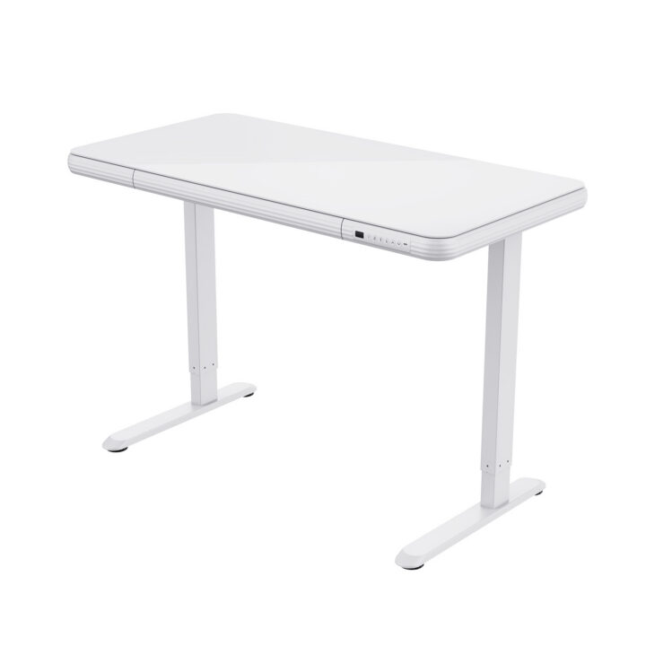 Töölaud ERGO FIT 1-mootoriga 122x62xH73,5-118cm, valge Kontorimööbel