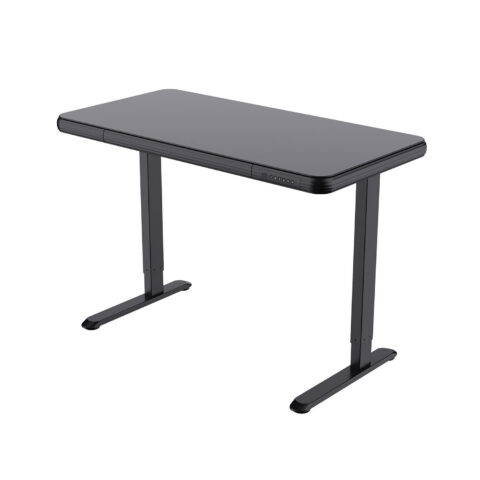 Töölaud ERGO FIT 1-mootoriga 122x62xH73,5-118cm, must Kontorimööbel
