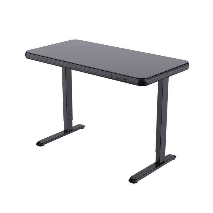 Töölaud ERGO FIT 1-mootoriga 122x62xH73,5-118cm, must Kontorimööbel