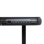Töölaud ERGO FIT 1-mootoriga 122x62xH73,5-118cm, must Kontorimööbel