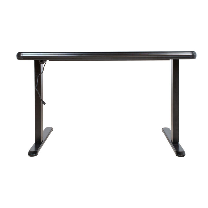 Töölaud ERGO FIT 1-mootoriga 122x62xH73,5-118cm, must Kontorimööbel