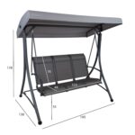 Aiakiik TAMPA 3-kohaline 195x130xH178cm, hall Aiakiiged Aiakiiged