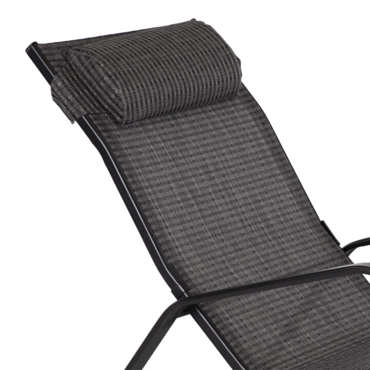 Kiik-lamamistool BOSTON 70x128xH85cm, hall Lamamistoolid ja päevitustoolid Esilehe tooted