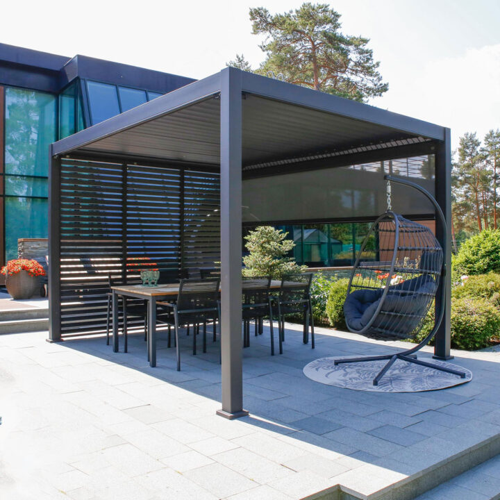Varikatus MIRADOR-111 3x4m, tumehall Varikatused ja aiatelgid G07-100 Varikatused ja aiatelgid