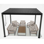 Varikatus MIRADOR-111 3x4m, tumehall Varikatused ja aiatelgid G07-100 Varikatused ja aiatelgid
