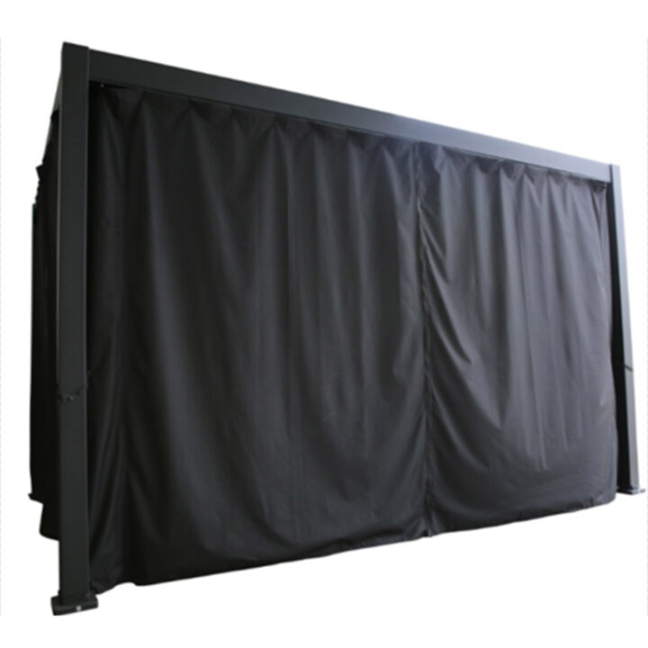 Polüesterkardinad varikatusele MIRADOR-111 3x4m, must Varikatused ja aiatelgid G07-100 Varikatused ja aiatelgid