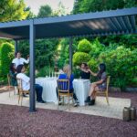 Varikatus MIRADOR-111 3x6m, tumehall Varikatused ja aiatelgid HORECA Varikatus MIRADOR-111 3x6m, tumehall Varikatused ja aiatelgid HORECA