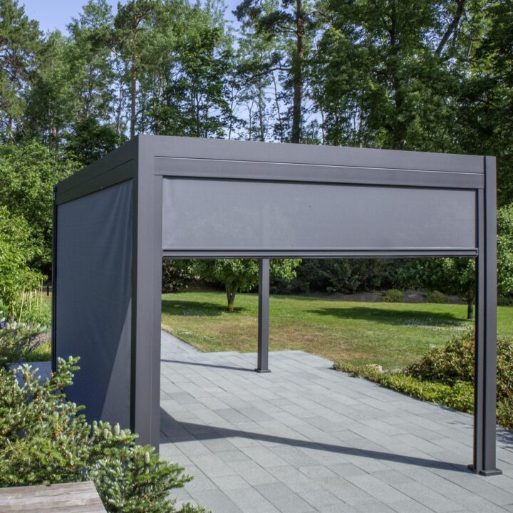 Ruloosein varikatusele MIRADOR-111 3m, hall Varikatused ja aiatelgid HORECA