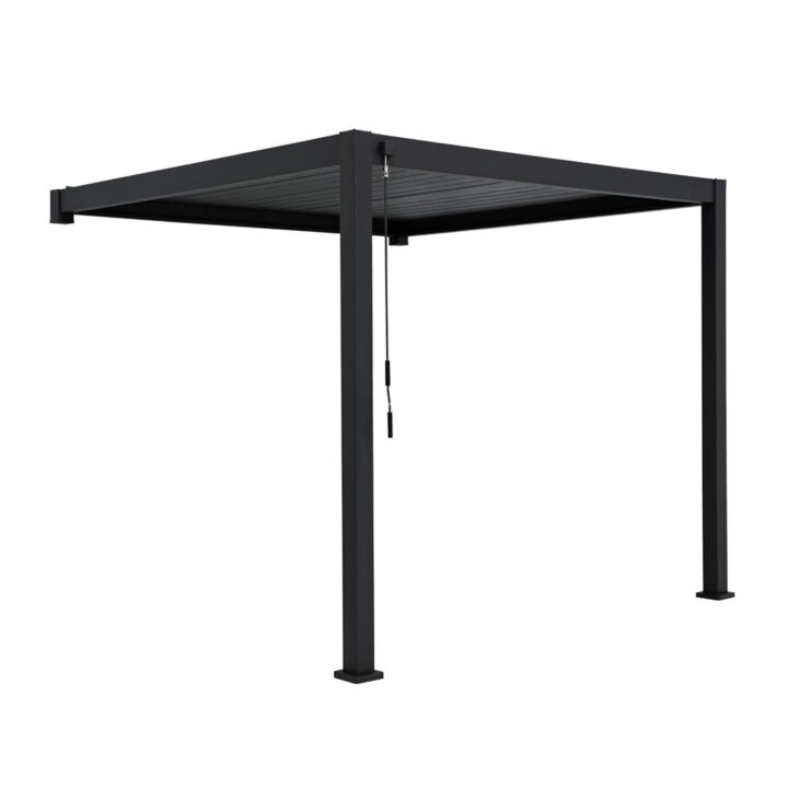 Varikatus MIRADOR-111 3x4m seinale paigaldatav, tumehall Varikatused ja aiatelgid HORECA