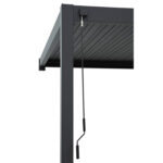 Varikatus MIRADOR-111 3x4m seinale paigaldatav, tumehall Varikatused ja aiatelgid HORECA
