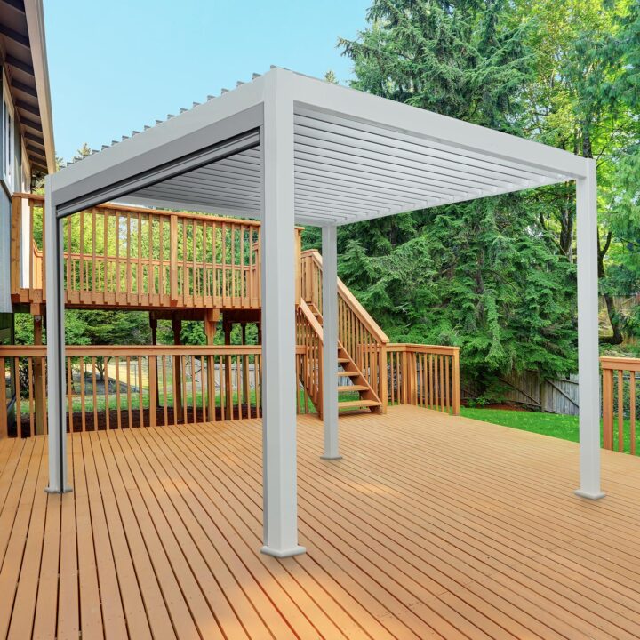 Varikatus MIRADOR-111 3x4m, valge Varikatused ja aiatelgid HORECA