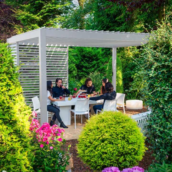 Varikatus MIRADOR-111 3x4m, valge Varikatused ja aiatelgid HORECA