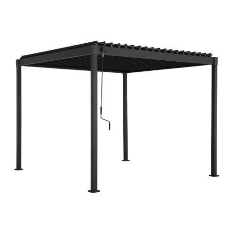 Varikatus MIRADOR-80 3x3m, tumehall Varikatused ja aiatelgid HORECA