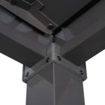 Varikatus MIRADOR-80 3x3m, tumehall Varikatused ja aiatelgid HORECA