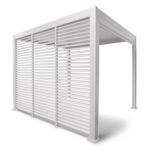 Lamellsein varikatusele MIRADOR-111 93cm, valge Varikatused ja aiatelgid HORECA