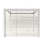 Lamellsein varikatusele MIRADOR-111 93cm, valge Varikatused ja aiatelgid HORECA