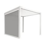 Ruloosein varikatusele MIRADOR-111 3m, valge/helehall Varikatused ja aiatelgid HORECA