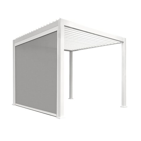 Ruloosein varikatusele MIRADOR-111 3m, valge/helehall Varikatused ja aiatelgid HORECA