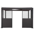 Reguleeritav lamellsein varikatusele MIRADOR-111 4m, tumehall Varikatused ja aiatelgid HORECA