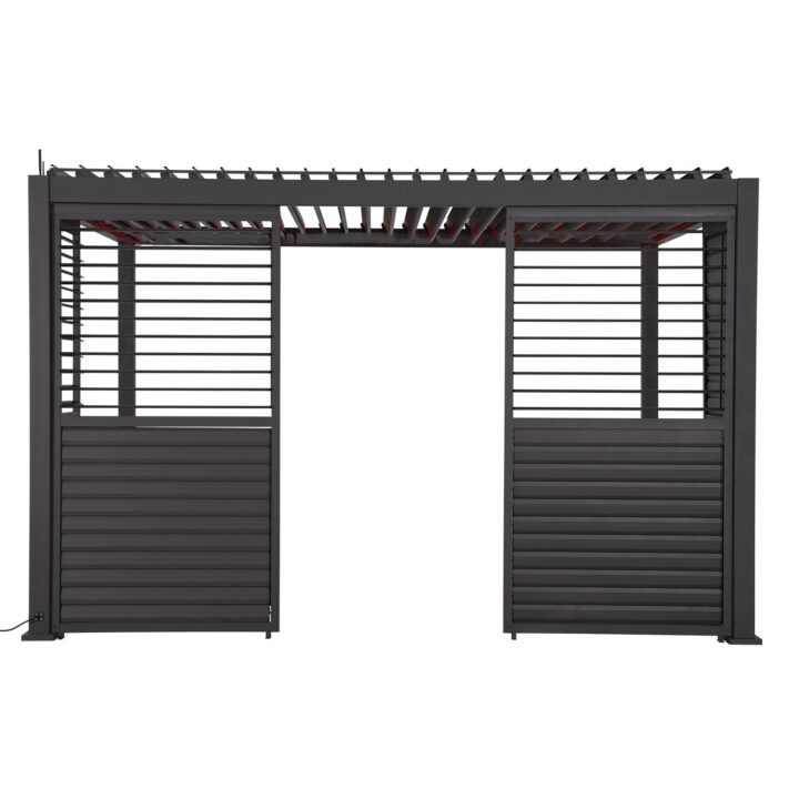 Reguleeritav lamellsein varikatusele MIRADOR-111 4m, tumehall Varikatused ja aiatelgid HORECA