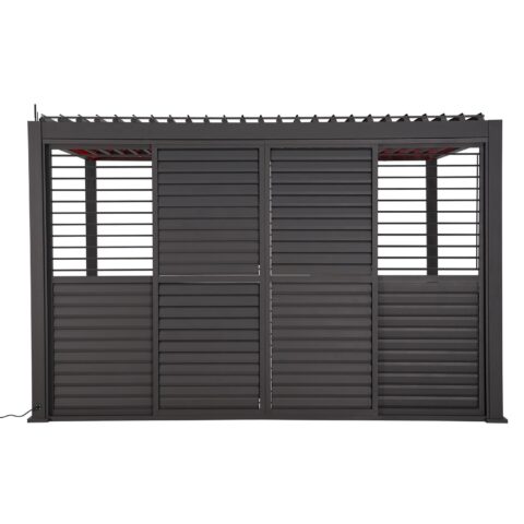 Lamell-lükandsein varikatusele MIRADOR-111 4m, tumehall Varikatused ja aiatelgid HORECA