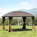 Varikatus SUNSET 3x4xH2/2,7m, beež/pruun Varikatused ja aiatelgid Garden