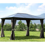 Varikatus SUNSET 3x4xH2/2,7m, taupe/pruun Varikatused ja aiatelgid Garden