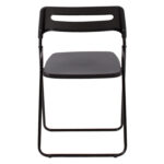 Klapptool PIKNIK, 42,5x41xH77cm, must/plastik, teras Klapptoolid Klapptoolid