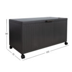 Säilituskast MIRADOR 142x72xH80cm, tumehall Aiadiivanid ja komplektid