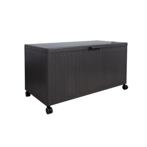 Säilituskast MIRADOR 130×60,4xH80cm, tumehall Padjakastid