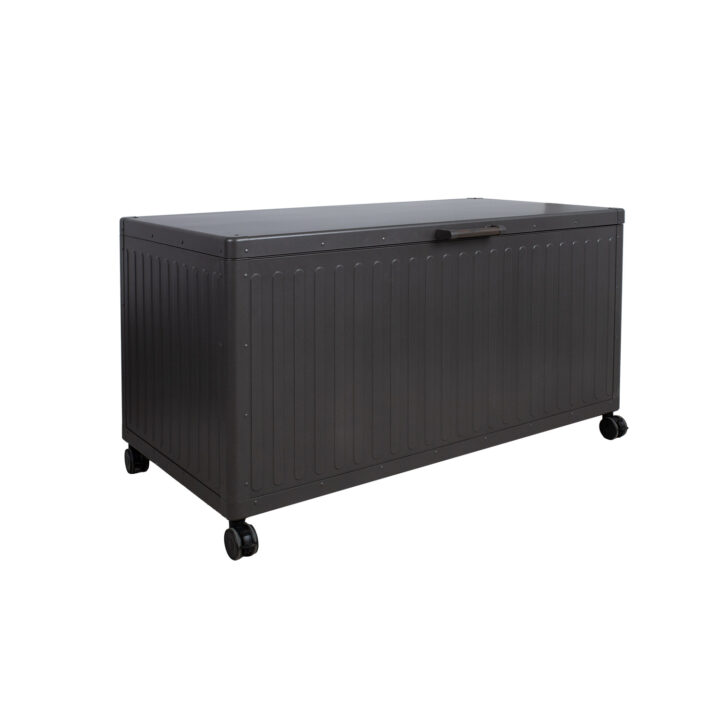 Säilituskast MIRADOR 130×60,4xH80cm, tumehall Padjakastid