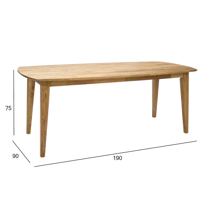 Söögilaud RETRO 190x90xH75cm, tamm Pikendatavad söögilauad KAM22 Söögituppa jõuludeks