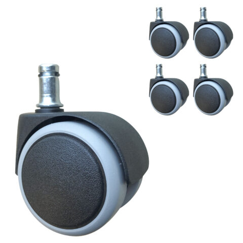 Toolirattad, 5tk komplektis, D50mm, piduriga, tihvt: 11mm, universaalne Kontoritoolid Kontoritoolide rattad