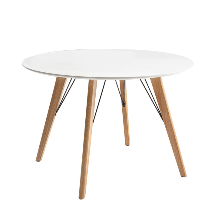 Söögilaud HELENA WHITE D100xH75cm, valge Söögilauad H02-200 Söögilauad