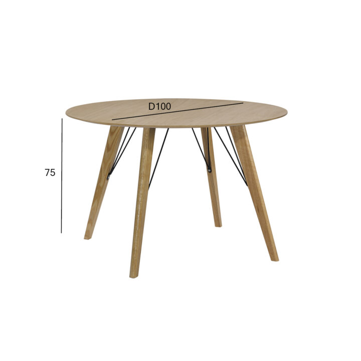 Söögilaud HELENA D100xH75cm, tamm Söögilauad HELENA