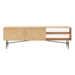 TV laud BASSEL 160x40xH50cm, 3D melamiin Elutoamööbel H01-800 TV-alused