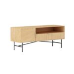 TV laud BASSEL 120x40xH50cm, 3D melamiin Elutoamööbel H01-800 TV-alused