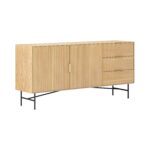 Kummut BASSEL 160x40H75cm, 3D melamiin Elutoamööbel H01-700 Kapid, kummutid ja riiulid