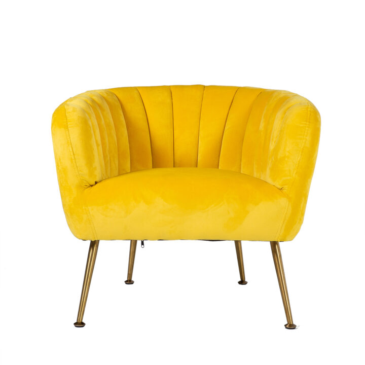 Tugitool TUCKER 78x71xH69cm, kollane Elutoamööbel Elutuppa jõuludeks