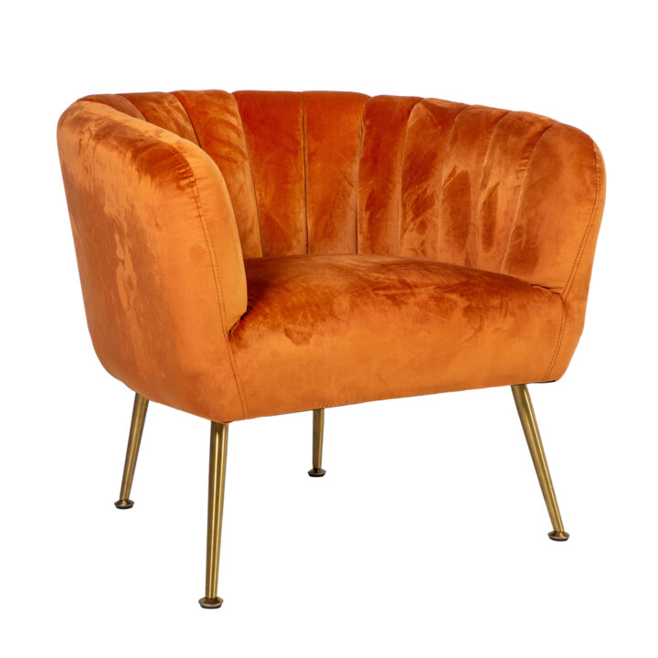 Tugitool TUCKER 78x71xH69cm, ookerpunane Elutoamööbel Elutuppa jõuludeks
