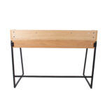 Kirjutuslaud HELENA 120x60xH88cm, hele tamm, MDF, metall Kirjutuslauad HELENA