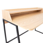 Kirjutuslaud HELENA 120x60xH88cm, hele tamm, MDF, metall Kirjutuslauad HELENA