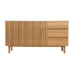 Kummut SUNNY 150x40xH80cm, melamiin tamm Elutoamööbel H01-700 Kapid