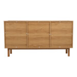 Kummut SUNNY 150x40xH80cm, melamiin tamm Elutoamööbel H01-700 Kapid